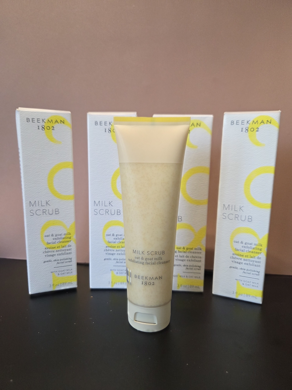 Beekman 1802 Milk Scrub Facial Cleanser - Yellow Accents (4) - Picture 2 of 2